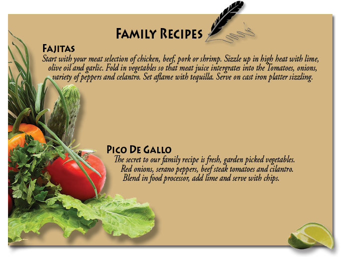 La Casita Restaurant Recipes